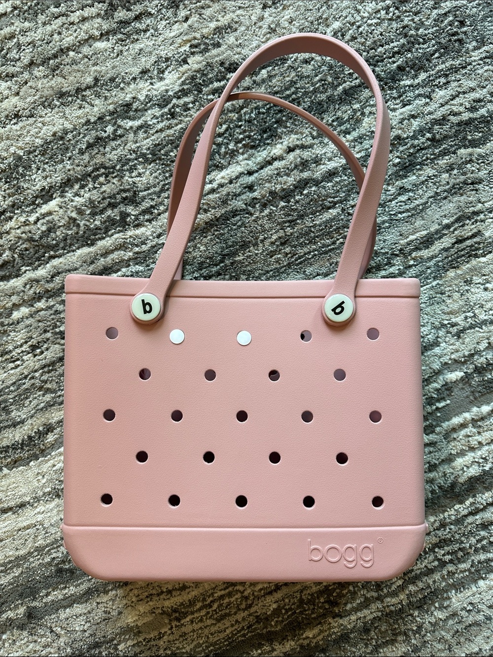 Bogg Pink/Mauve Perforated Tote Bag